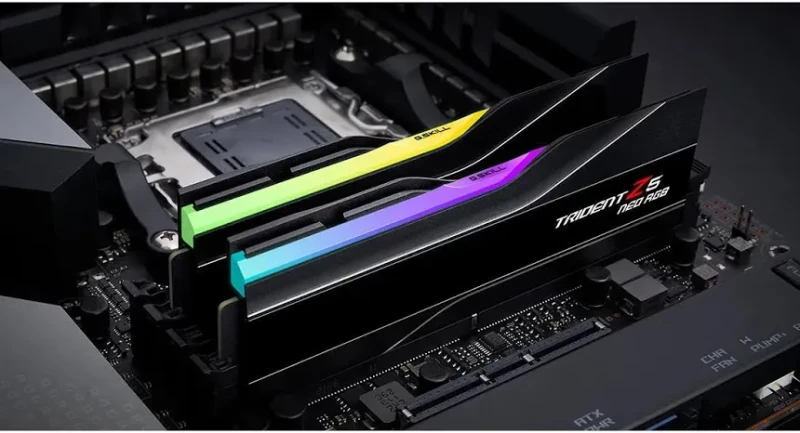 G.Skill Trident Z5 Neo RGB 32 Go Kit 2x16Go DDR5 6400 MHz - vue 5