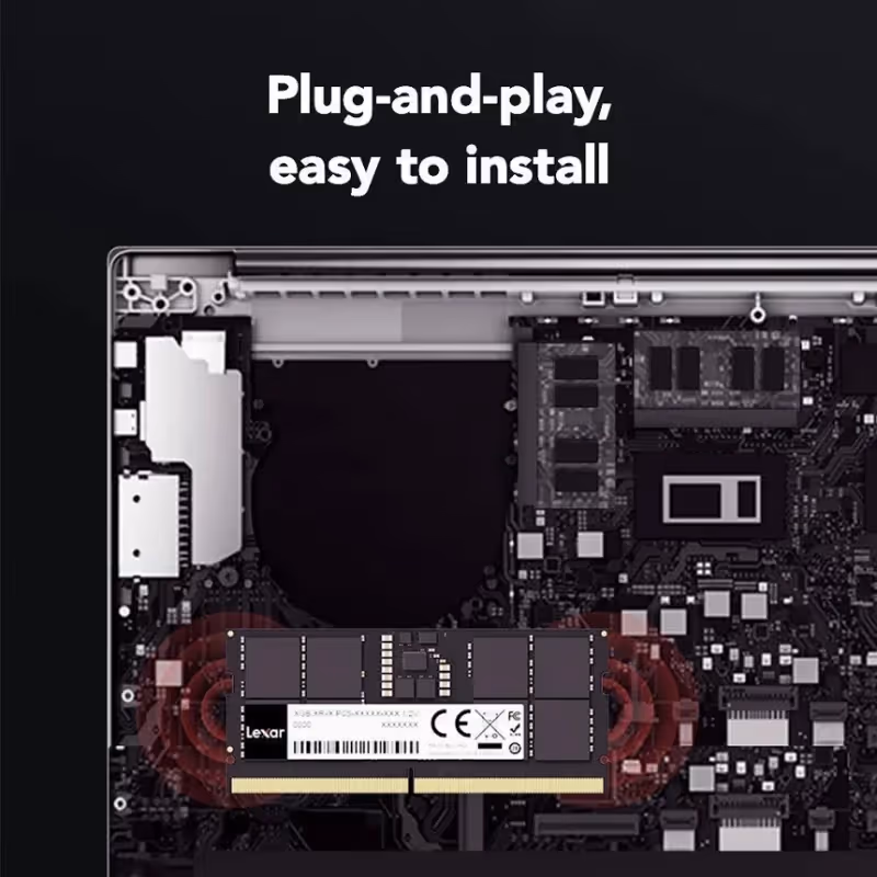 Lexar LD5 16 Go DDR5 5600 MHz - vue 4