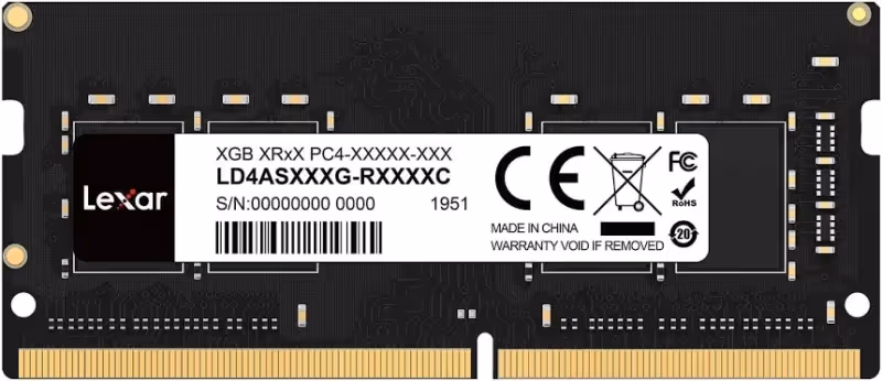 Lexar LD4AS 8 Go DDR4 3200 MHz - vue principale