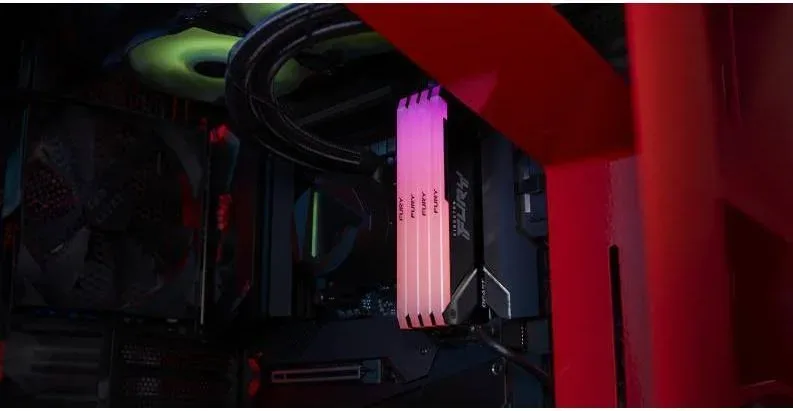 Kingston Fury Beast RGB 8 Go DDR4 3600 MHz - vue 3