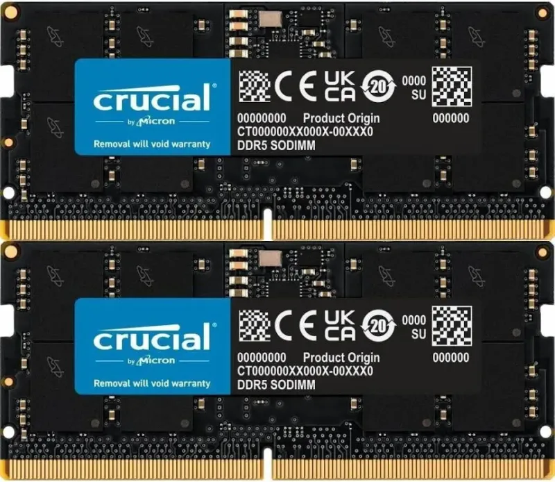 Crucial 32 Go DDR5 5600 MHz - vue 3