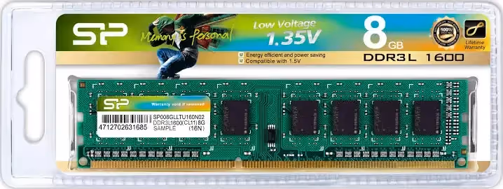 Silicon Power 8 Go DDR3 1600 MHz - vue 2