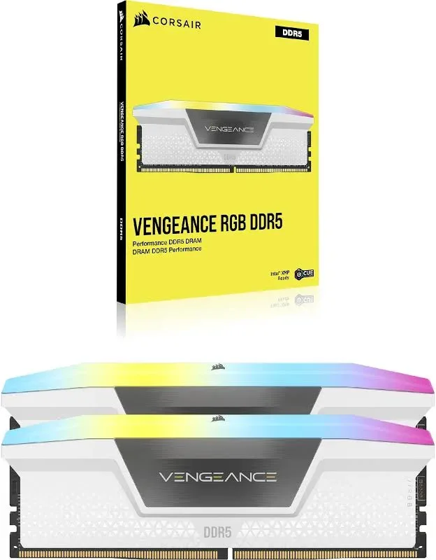 Corsair Vengeance RGB 32 Go Kit 2x16Go DDR5 6000 MHz - vue 4