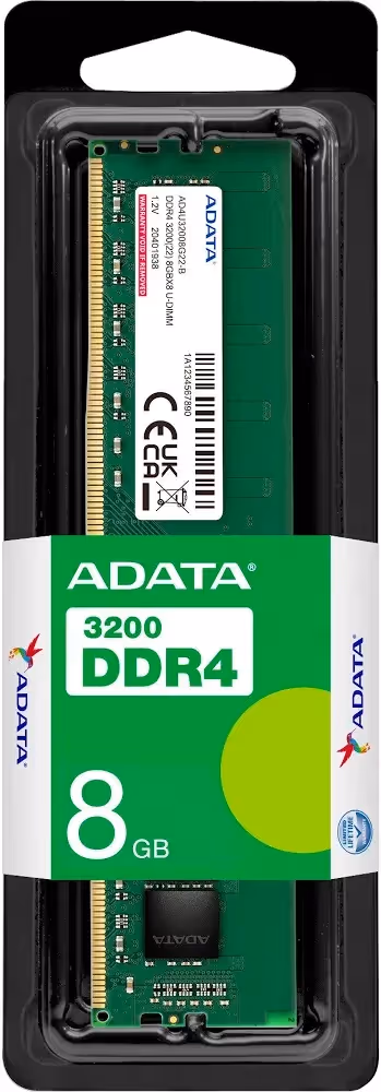 ADATA 8 Go DDR4 3200 MHz - vue 3