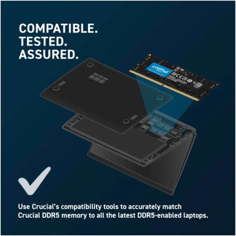 Crucial 16 Go DDR5 5600 MHz - vue 5