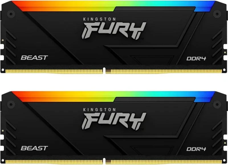 Kingston Fury Beast RGB 8 Go DDR4 3200 MHz - vue 4