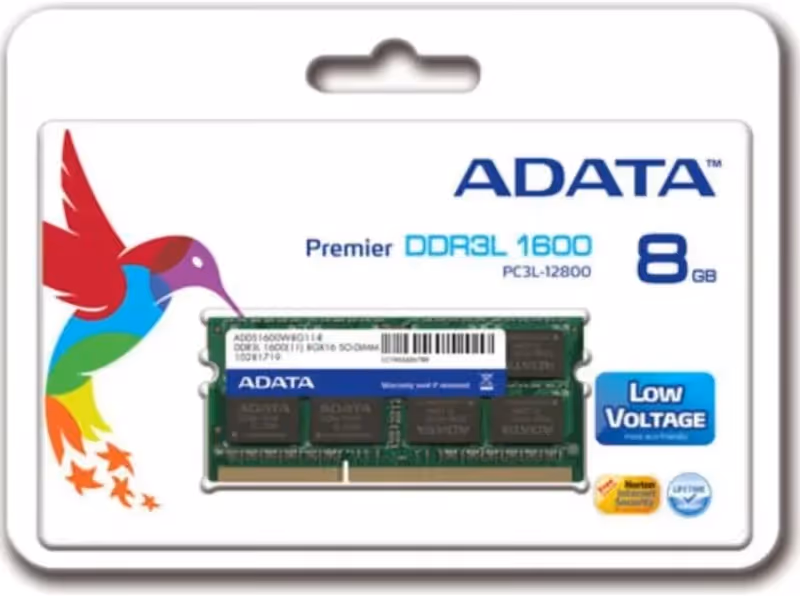 ADATA 8 Go DDR3 1600 MHz - vue principale
