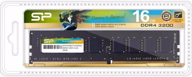 Silicon Power 16 Go DDR4 3200 MHz - vue 3