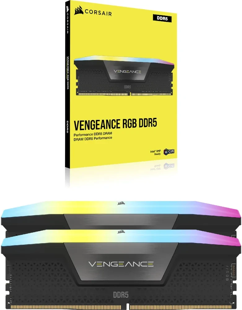 Corsair Vengeance RGB 32 Go Kit 2x16Go DDR5 5600 MHz - vue 4