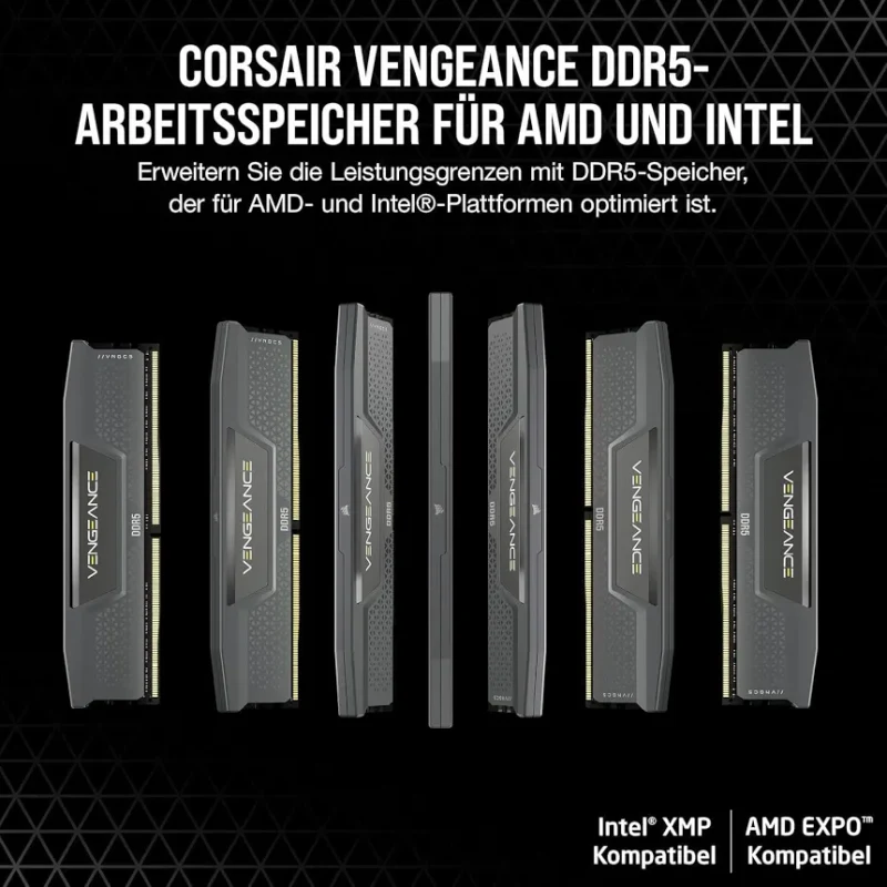 Corsair Vengeance 32 Go Kit 2x16Go DDR5 6000 MHz - vue 4