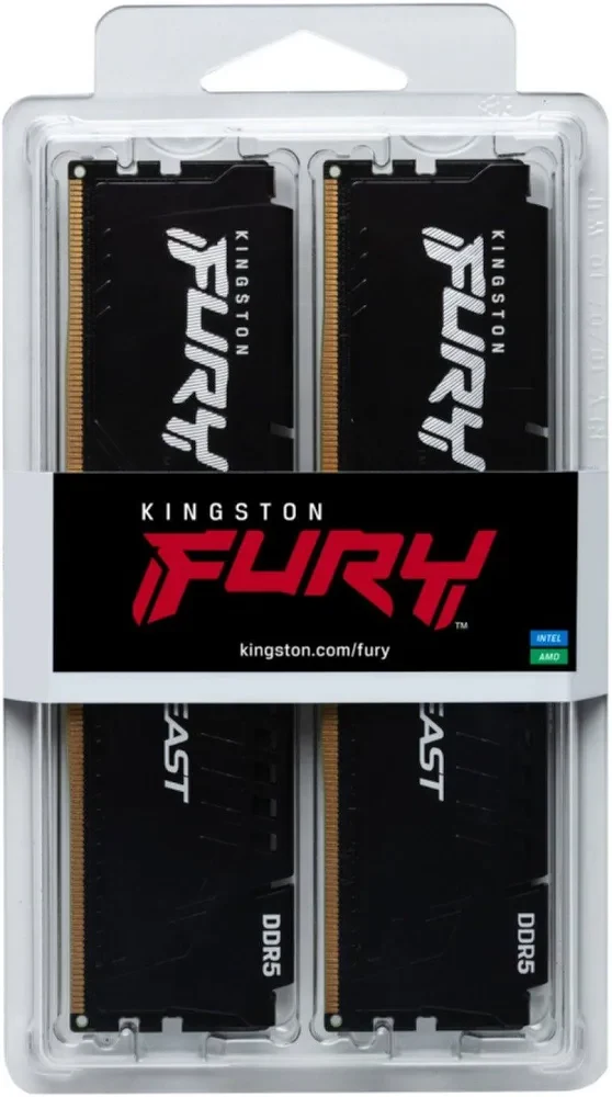 Kingston Fury Beast 32 Go Kit 2x16Go DDR5 5600 MHz - vue 4