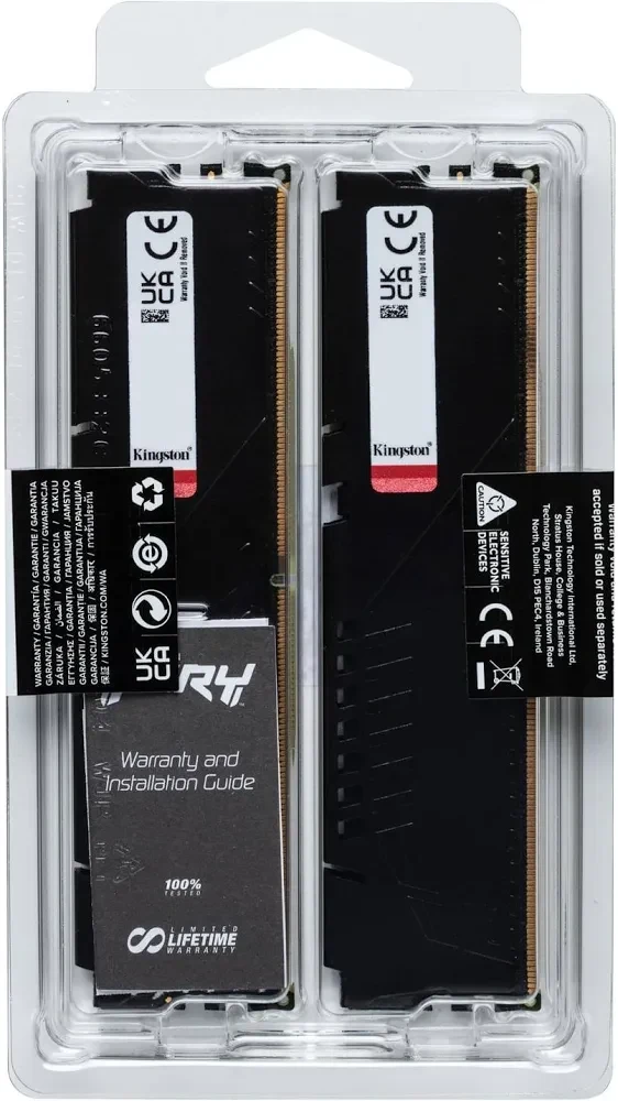 Kingston Fury Beast 64 Go Kit 2x32Go DDR5 5600 MHz - vue 5