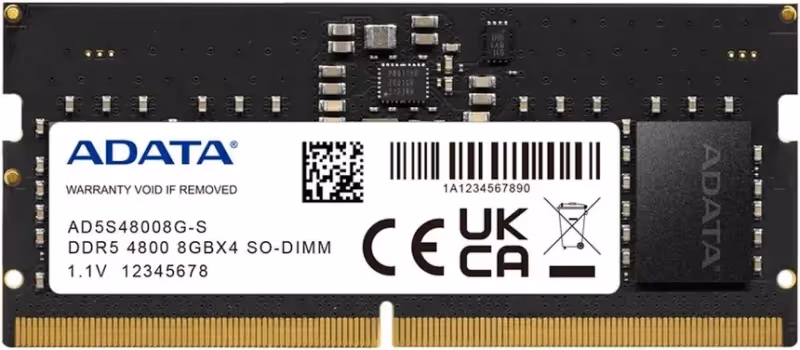 ADATA SO-DIMM 8 Go DDR5 4800 MHz - vue principale