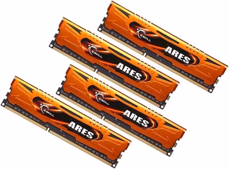 G.Skill Trident X 32 Go Kit 4x8Go DDR3 1600 MHz - vue 3