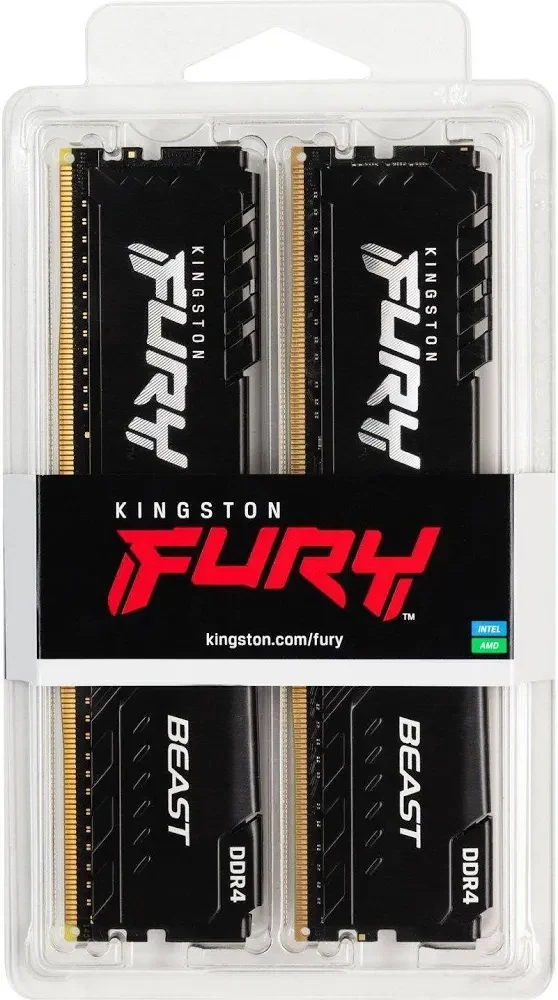 Kingston Fury 32 Go Kit 2x16Go DDR4 3200 MHz - vue 5