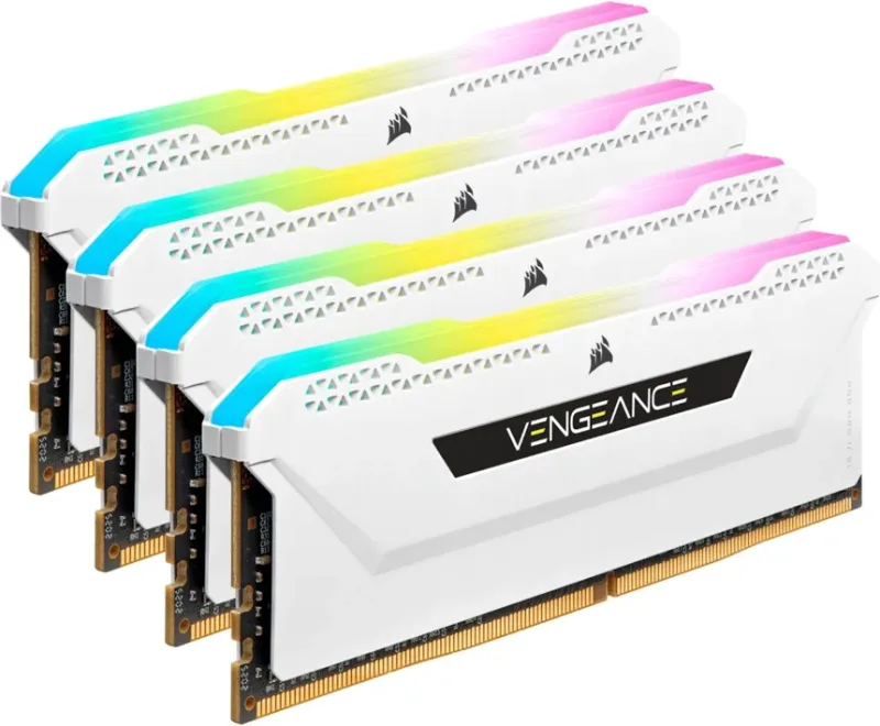 Corsair Vengeance 64 Go Kit 4x16Go DDR4 3200 MHz - vue 3