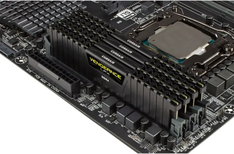 Corsair 64 Go Kit 4x16Go DDR4 2666 MHz - vue 2