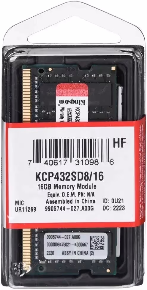 Kingston 16 Go DDR4 3200 MHz - vue 5