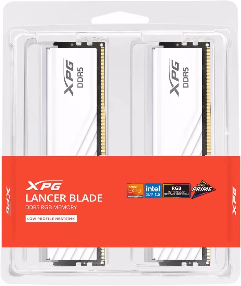 ADATA LANCER BLADE RGB 64 Go Kit 2x32Go DDR5 - vue 3