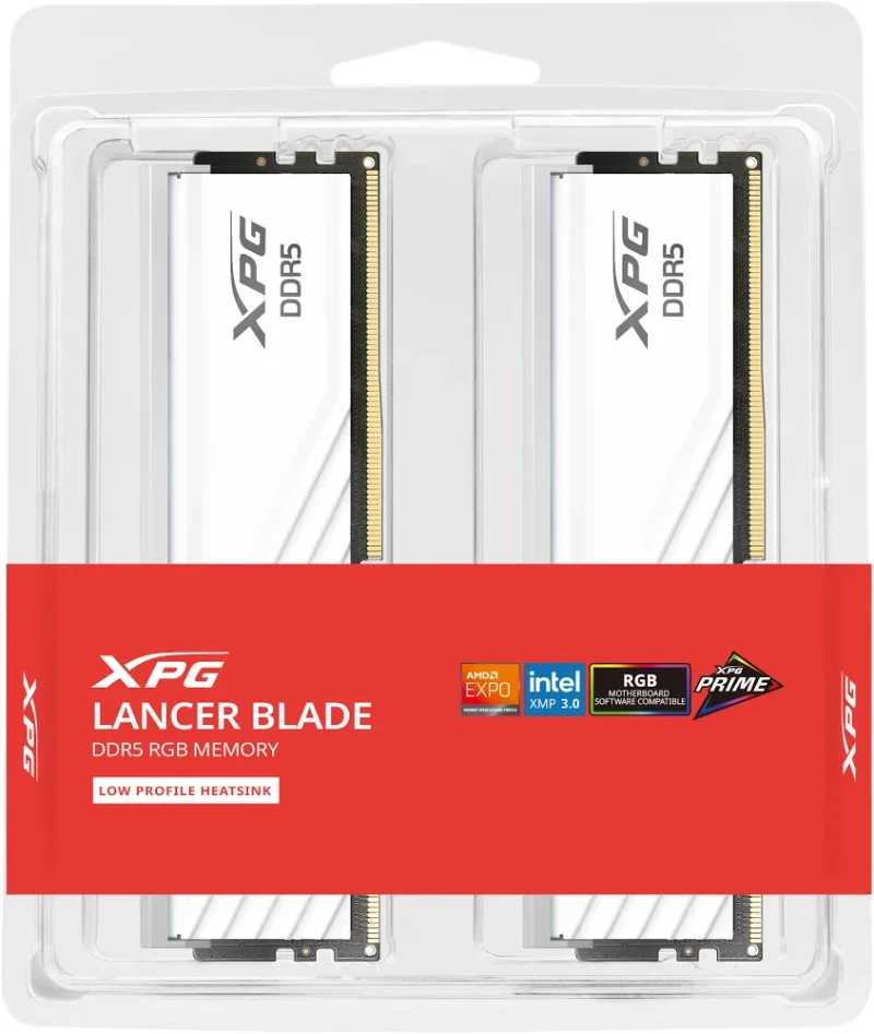 ADATA LANCER BLADE RGB 64 Go Kit 2x32Go DDR5 - vue 3