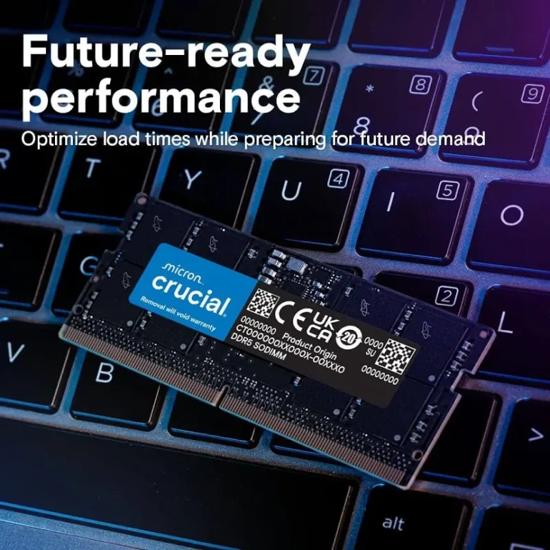 Crucial SO-DIMM 8 Go DDR5 5600 MHz - vue 2