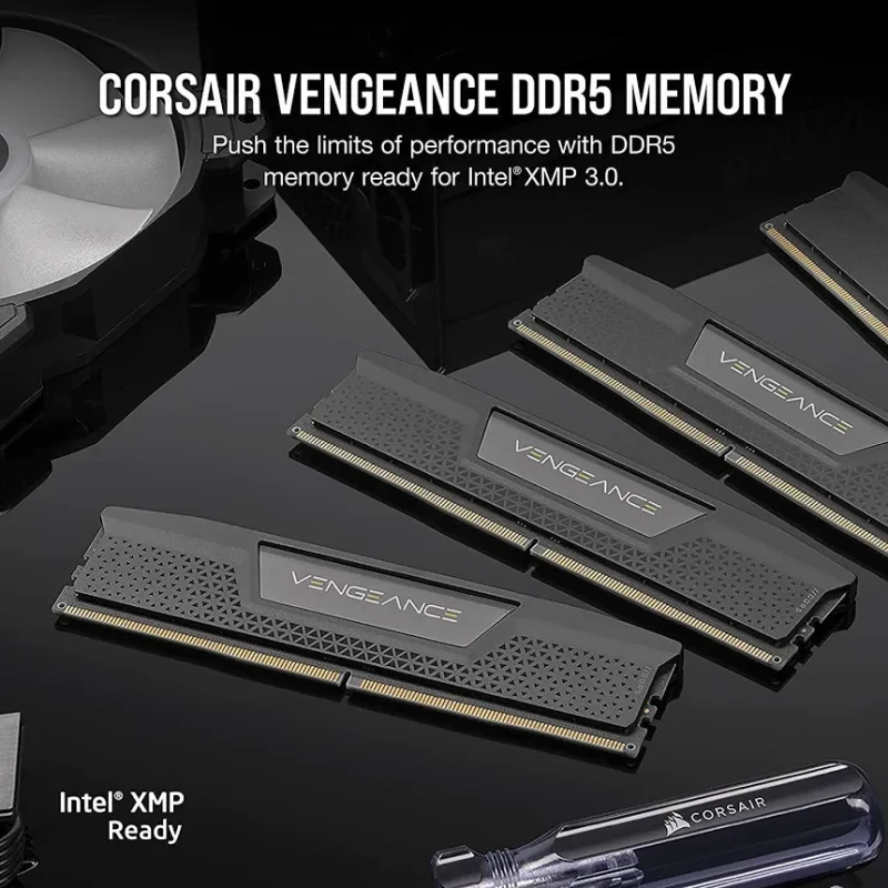 Corsair Vengeance 64 Go Kit 2x32Go DDR5 5200 MHz - vue 4