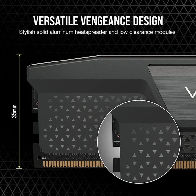 Corsair Vengeance 64 Go Kit 2x32Go DDR5 5200 MHz - vue 2
