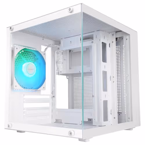 Mars Gaming MC-CUBE mATX RGB White