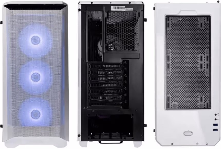 Phanteks Eclipse P400A ATX RGB White - vue 5