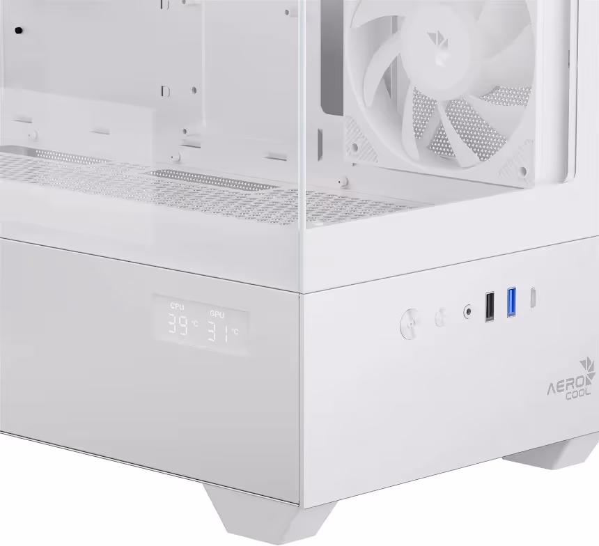 Aerocool P300D Digi-G mATX White - vue 5