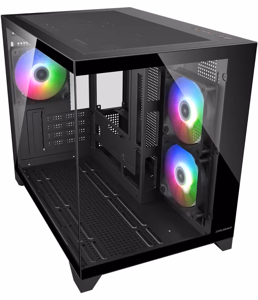 Cougar CGR-2QA6W mATX RGB - vue 2