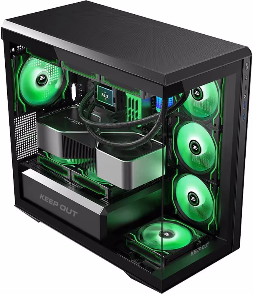 KeepOut XC-905 PRO+ mATX RGB - vue 2