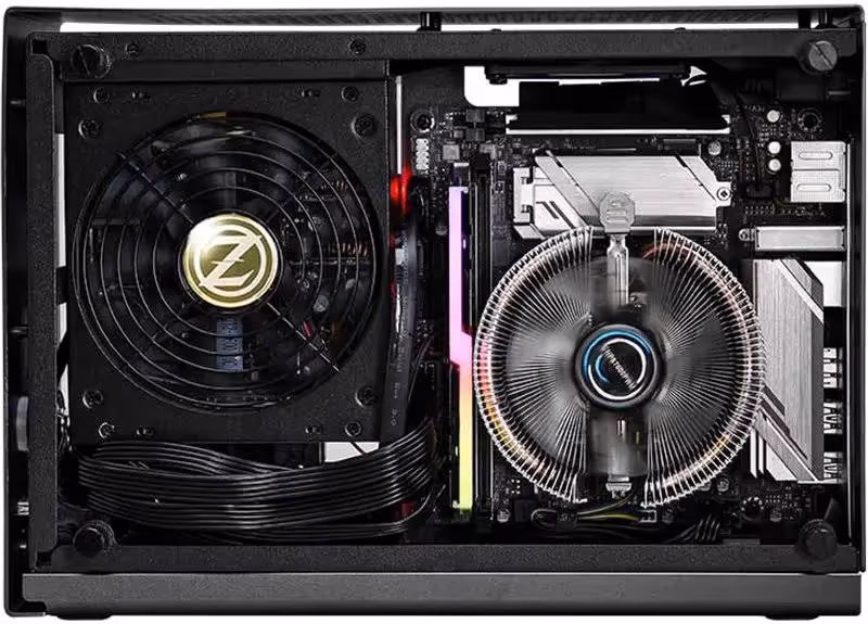 Zalman M2 Mini-Silver mITX - vue 2