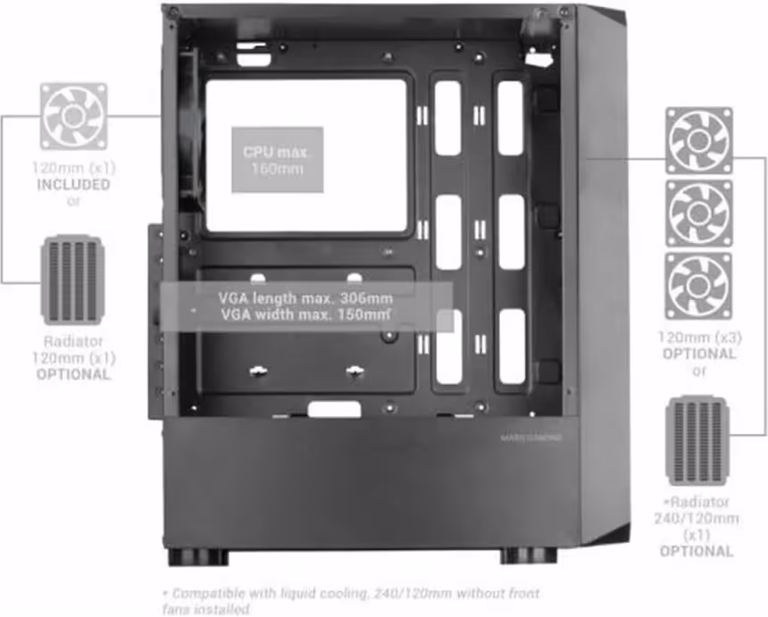 Mars Gaming MC-2000 ATX - vue 5