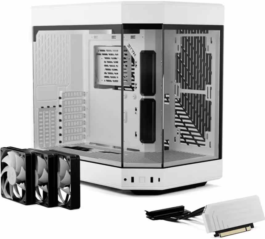 HYTE Y60 mATX White - vue 2