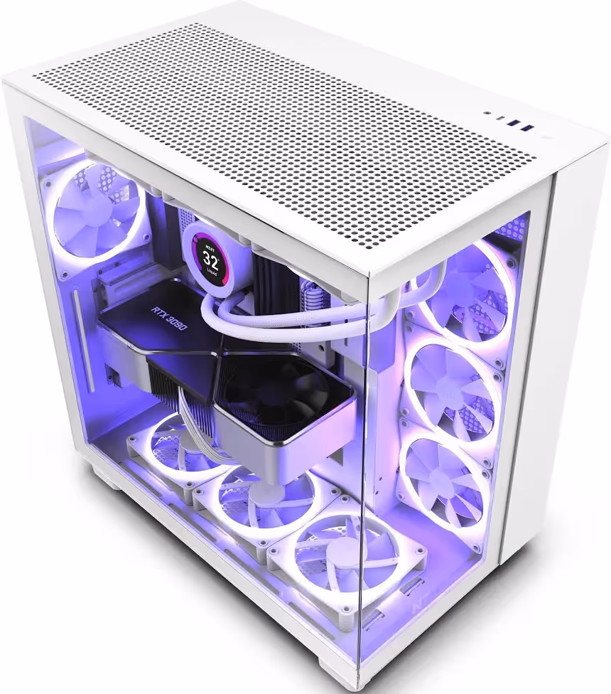 NZXT H9 mATX White - vue 2