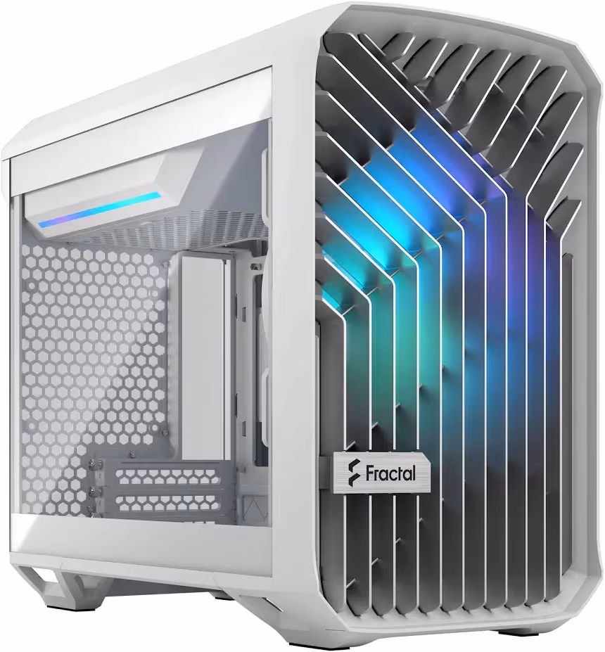 Fractal Design Torrent Nano White mATX - vue 2