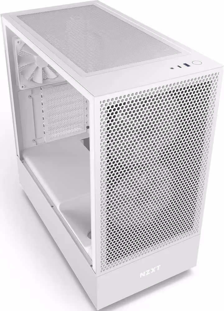 NZXT H5 Flow RGB ATX White - vue 4