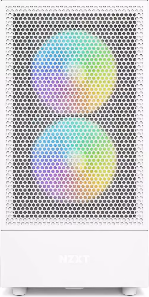 NZXT H5 Flow RGB ATX White - vue 5