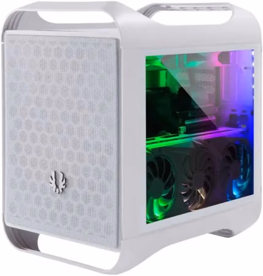 BitFenix Prodigy M mITX RGB White - vue 2