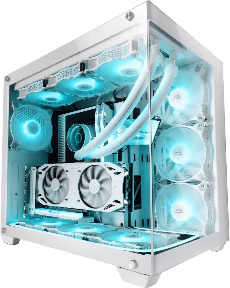 Mars Gaming MCV4 Tower XXL E-ATX White - vue 3
