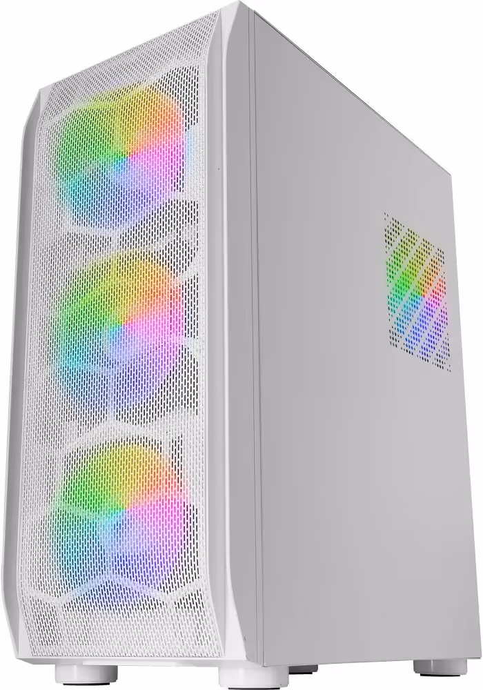 Mars Gaming MC-KX ATX RGB White - vue 2
