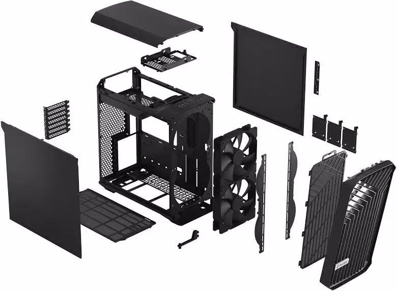 Fractal Design Torrent Compact E-ATX - vue 3