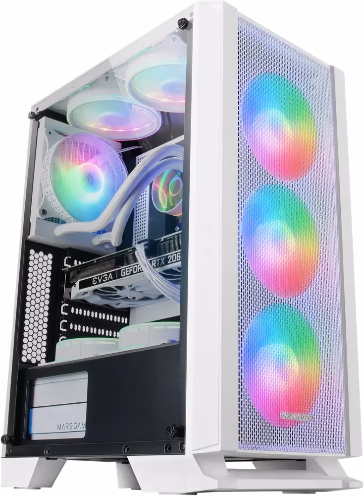 Mars Gaming MC-C ATX White - vue 4