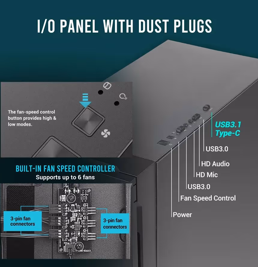 Antec P10C ATX - vue 2