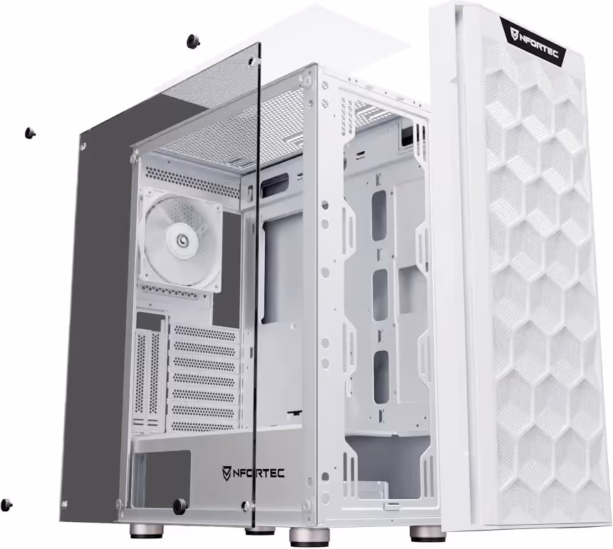 Nfortec Azir White ATX - vue 3