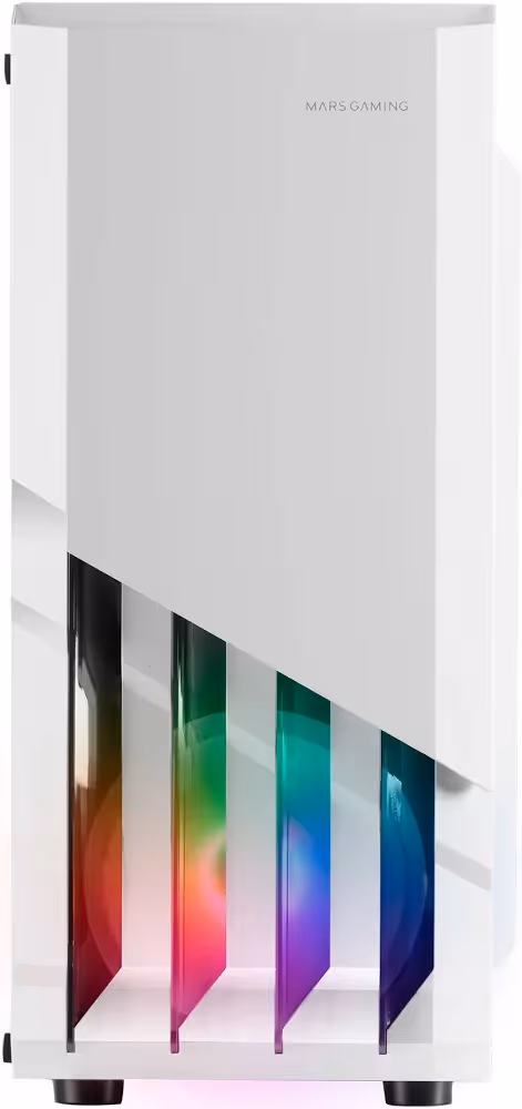 Mars Gaming MC-X2 ATX RGB White - vue 4