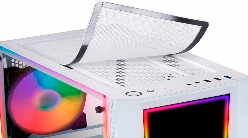 Mars Gaming MC-ART FRGB ATX RGB White - vue 4