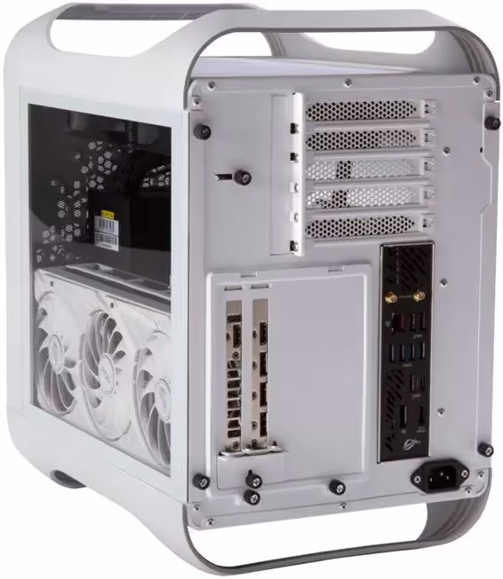 BitFenix Prodigy M mITX White - vue 3