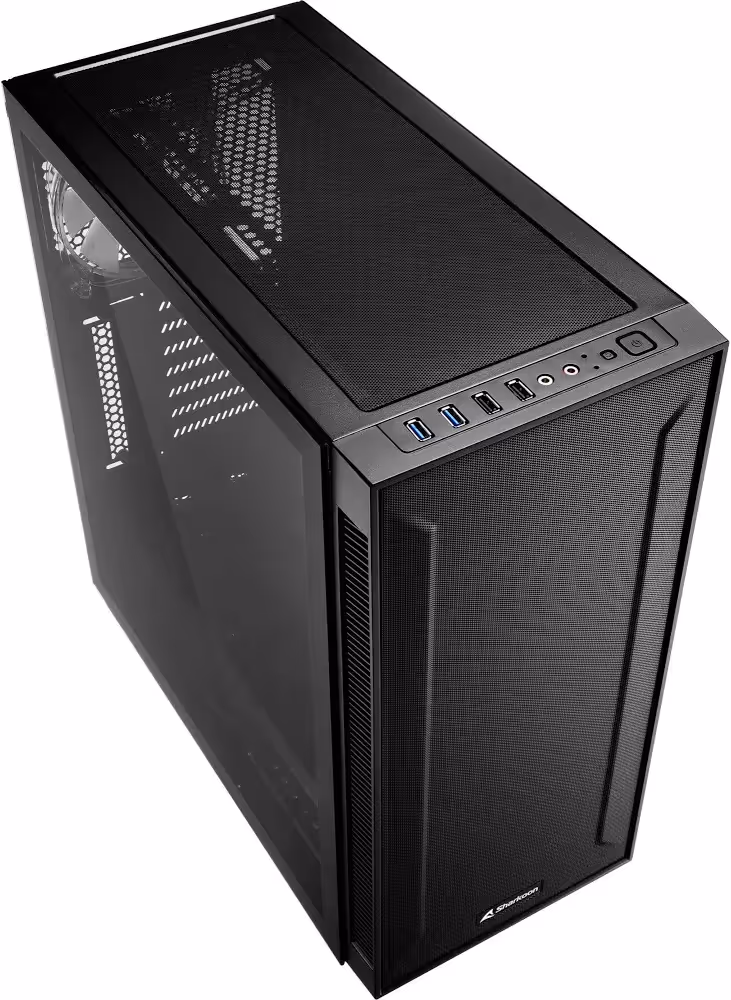 Sharkoon TG6M mATX RGB - vue 3